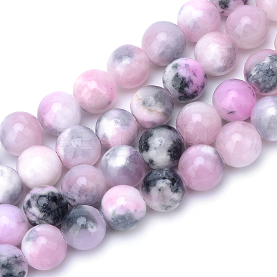 Natural Dyed Persian Jade Gemstone Bead Strands X-G-R271-6mm-XP13-1