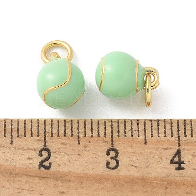 Brass Enamel Pendants KK-P294-38G-04-1