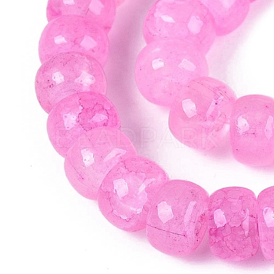 Ombre Effect Dyed Glass Beads Strands GLAA-Q106-05A-A12-1
