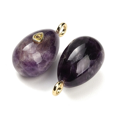 Natural Amethyst Pendants GG-CBA4625-02G-05-1