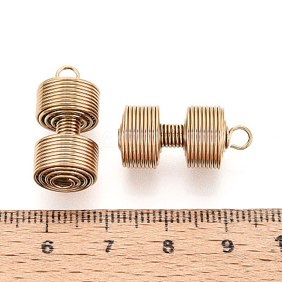 Sports 304 Stainless Steel Pendants STAS-T073-78G-1