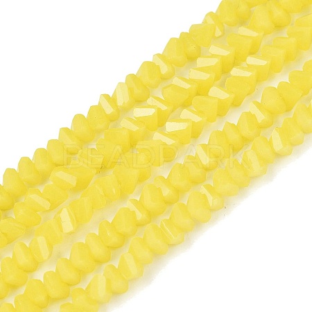 Opaque Glass Beads Strands GLAA-N019-3mm-05-1
