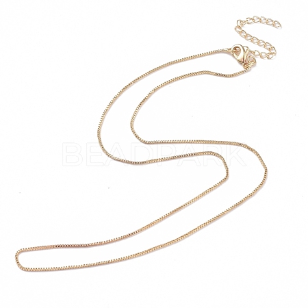 Brass Venetian Chain NJEW-E151-01G-1