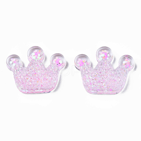 Transparent Resin Cabochons CRES-N034-16A-1