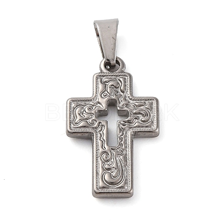 304 Stainless Steel Pendants X-STAS-P241-10P-1