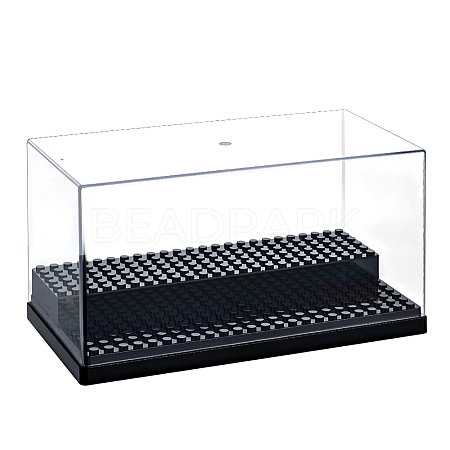 2-Tier Acrylic Minifigure Display Cases ODIS-WH0027-047C-1