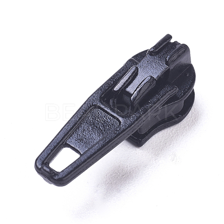Spray Painted Alloy Replacement Zipper Sliders PALLOY-WH0067-97M-1