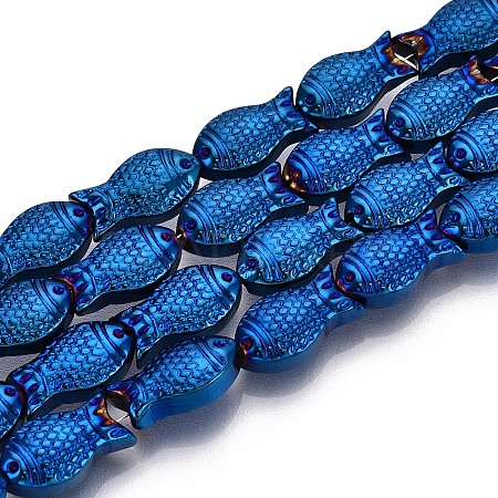 Electroplate Glass Beads Strands EGLA-T025-03C-1