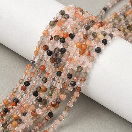 Natural Agate Beads Strands G-D306-A03-3mm-1