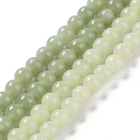 Natural Hetian Jade Beads Strands G-NH0005-030B-1