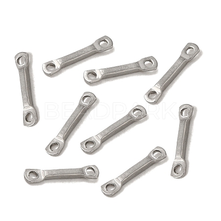 Non-Tarnish 304 Stainless Steel Links Connector Charms STAS-Q323-07P-1