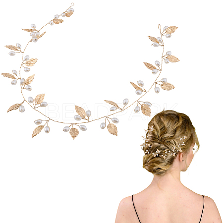 Alloy Flexible Hair Accessories PALLOY-WH20816-001G-1