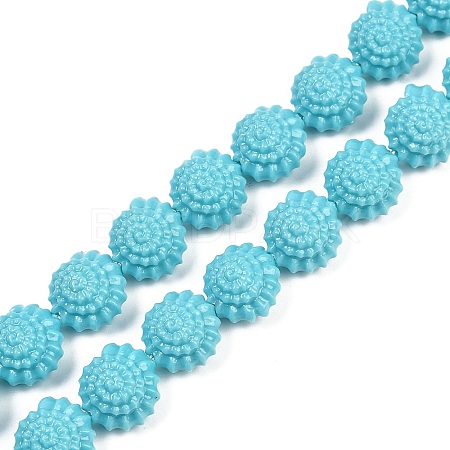 Synthetic Coral Carved Beads Strands CORA-I023-05G-1
