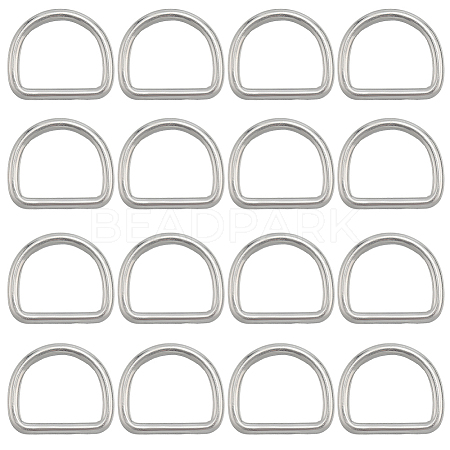 304 Stainless Steel D Rings STAS-CP0001-05B-1