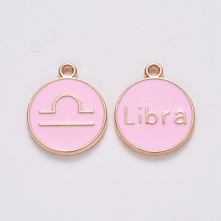 Alloy Enamel Pendants LS-X-ENAM-S124-01B-09K-1