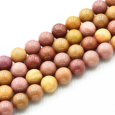 Natural Quartz Beads Strands G-N355-8mm-27-1