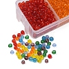 1561Pcs 7 Colors 8/0 Transparent Glass Seed Beads SEED-FS0001-08-3