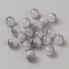 Two Tone Crackle Glass Beads GGLA-TAC0008-02E-1