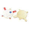 Baseball Alloy Enamel Pendants AL-CBA2679-07C-G01-2