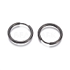 304 Stainless Steel Huggie Hoop Earrings EJEW-F111A-20mm-B-2