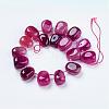 Natural Agate Beads Strands G-G693-A08-2