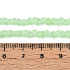 Frosted Transparent Glass Beads X1-GLAA-N016-4mm-07-4