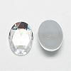 Acrylic Rhinestone Flat Back Cabochons GACR-Q011-30x40-02-2