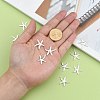 Starfish/Sea Stars Brass Pendants KK-L134-11S-4