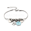 Alloy Beaded Bracelets PW-WG3770E-06-1