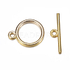 Tibetan Style Toggle Clasps TIBE-A12208-G-NR-3