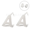 Hypoallergenic Bioceramics Zirconia Ceramic Stud Earrings EJEW-F340-04A-1