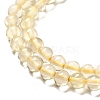 Natural Lemon Quartz Beads Strands G-D470-04-3