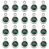 20Pcs Faceted Glass Charms RGLA-TADJ0001-01H-2