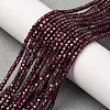Natural Garnet Beads Strands G-RM241221-K4-2