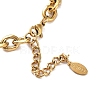 Ion Plating(IP) 304 Stainless Steel Rolo Chain Necklace X-NJEW-D045-01G-3