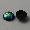 Opaque Resin Cabochons LS-CRES-WH0010-044E-2