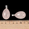 Natural Rose Quartz Pendants GG-K002-08A-27-3