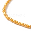 Gemstone Chips & Plastic Pearl & Glass Seed Waist Beads NJEW-C00031-6