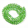 Electroplate Glass Beads Strands EGLA-A044-T6mm-B11-3