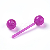 Double-headed Acrylic Nipple Piercing Retainers EJEW-L206-B02-2
