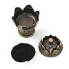 Alloy Incense Burner DJEW-D300-01E-AB-2