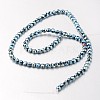 Electroplate Non-magnetic Synthetic Hematite Bead Strands G-F300-34-07-2