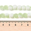 Frosted Crackle Glass Beads Strands GLAA-U001-6mm-M09-4