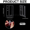 100Pcs Acrylic Thread Winding Boards TOOL-PH0001-99-2