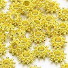 Tibetan Style Spacer Beads TIBEB-LFH10384Y-G-FF-2