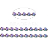 Ion Plating(IP) 304 Stainless Steel Flower Link Chains STAS-B041-08MC-2