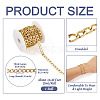 Oxidation Aluminum Curb Chains CHA-TA0001-17G-4
