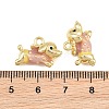 Alloy with Enamel Pendants AL-CBA1FD3-19G-02-3