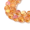 Electroplate Glass Beads Strands EGLA-C010-01A-HR01-3