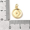 Brass Micro Pave Cubic Zirconia Pendants X-KK-Z135-05G-03-3